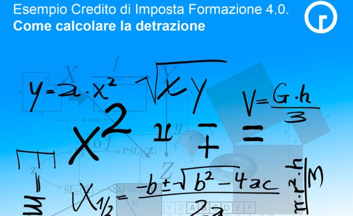 Esempio Credito di Imposta Formazione 4.0