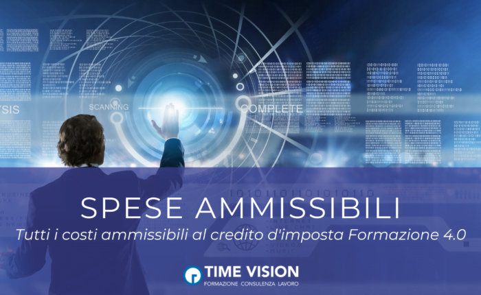 Formazione 4.0 spese ammissibili al credito d'imposta