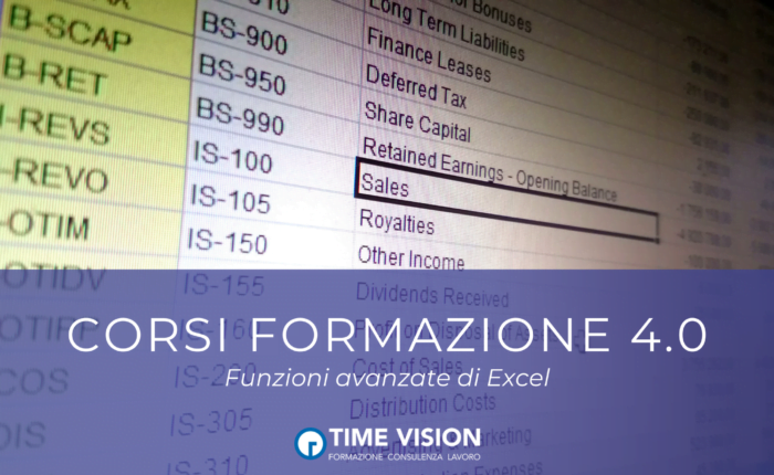 corso excel online avanzato