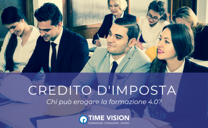 credito d'imposta formazione 4.0 chi può erogare la formazione