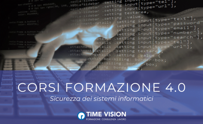sicurezza dei sistemi informatici, formazione 4.0