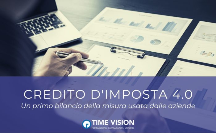 credito d'imposta 4.0 un primo bilancio della misura