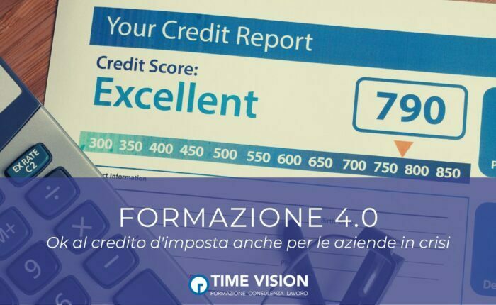 credito d'imposta formazione 4.0