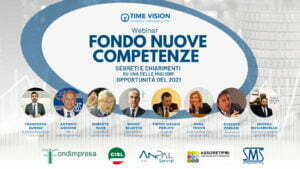 fondo nuove competenze dirigente anpal conferma la proroga durante il webinar organizzato da time vision