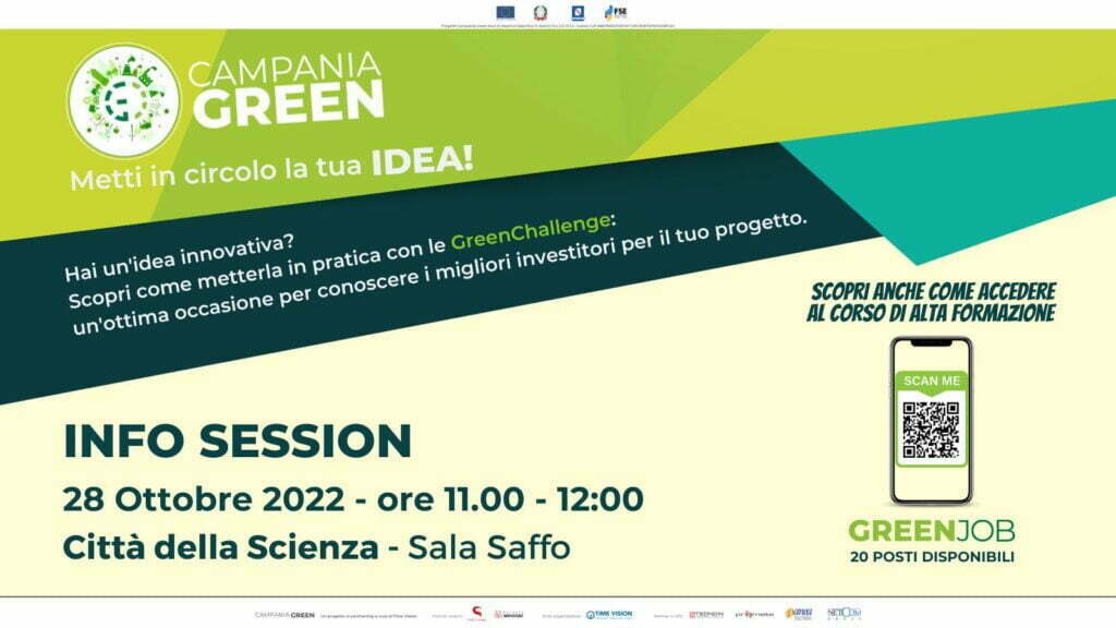 Economia circolare: Campania Green all'innovation village
