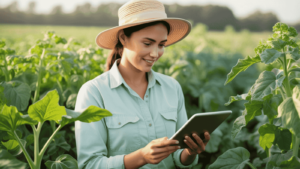 Futuro tecnico dell'agribusiness che analizza la filiera agroalimentare campana 2026