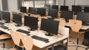 Studenti in aula a Brindisi che seguono il corso informatica gratuito Brindisi finanziato dal programma GOL